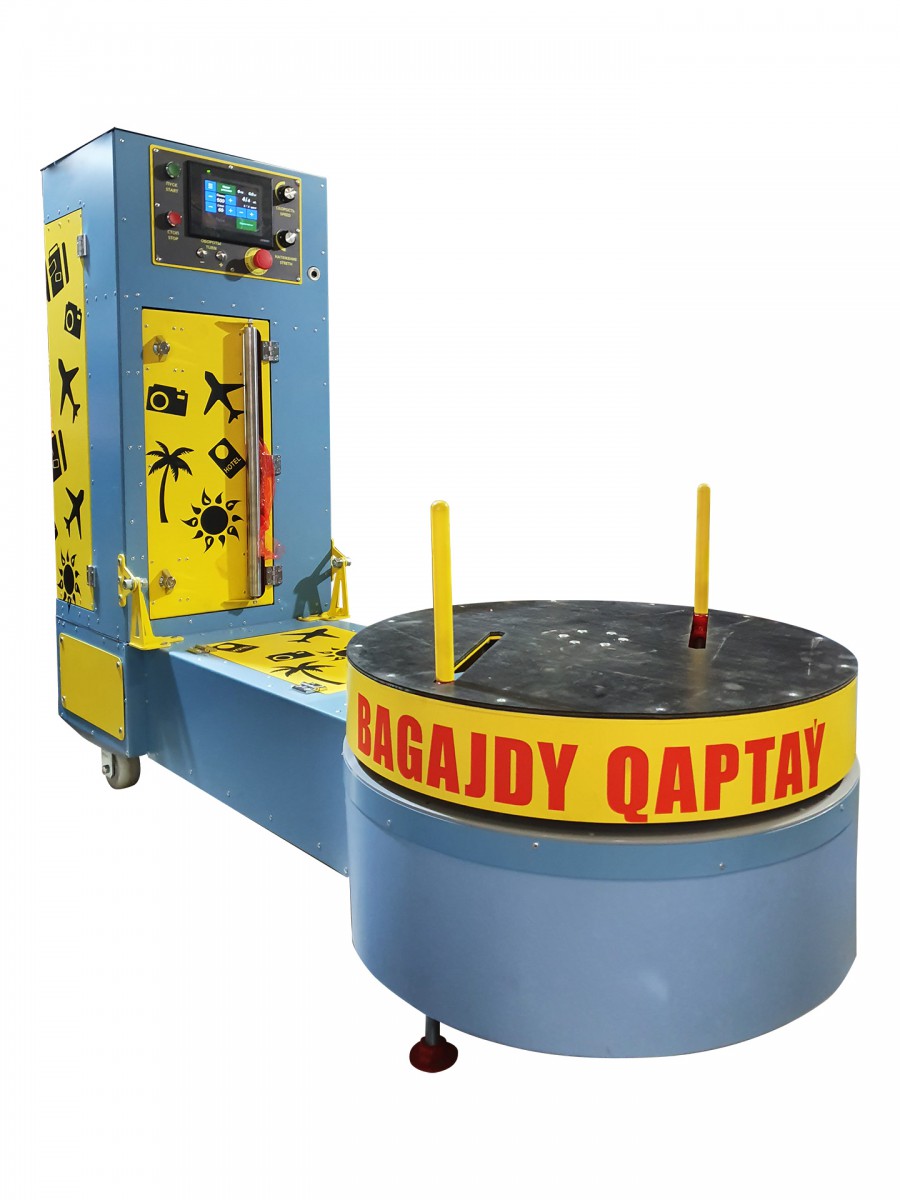 luggage wrapping machine